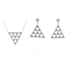 Newest Design for Woman 925 Silver Jewelry Sets (S3318)